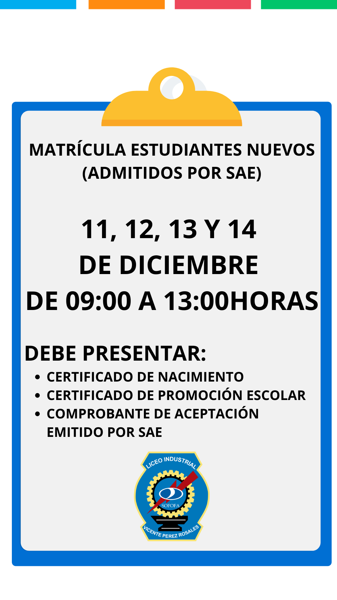Matrículas SAE